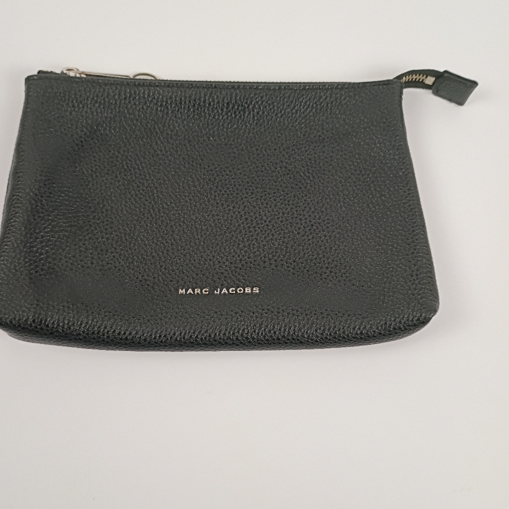 Marc Jacobs Black Leather Travel Pouch